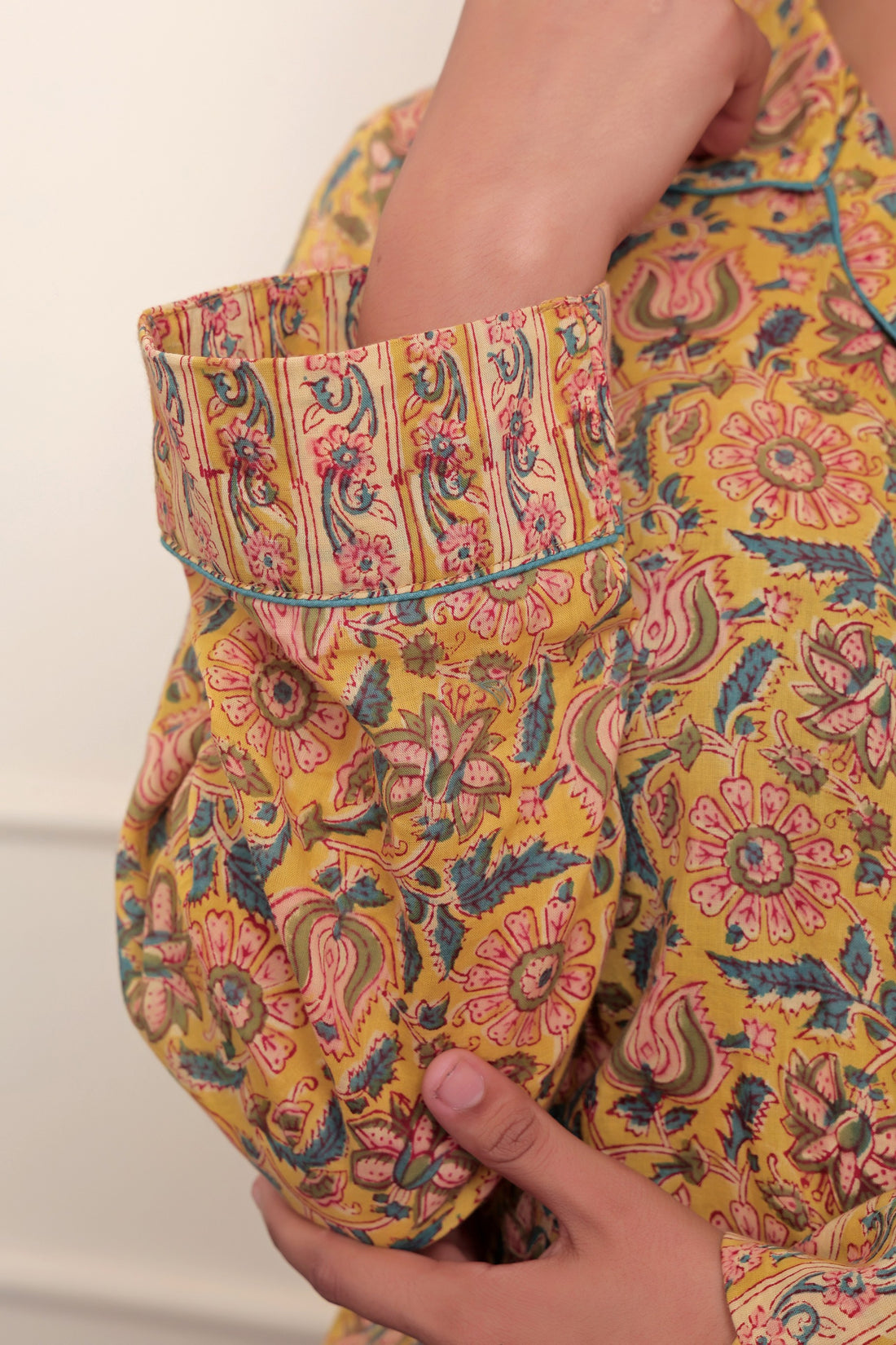 Yellow Floral Garden Luna PJ Set