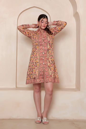 Floral Midi Mary Shirt Dress