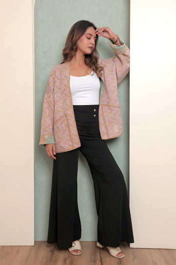 Cotton Kantha India Reversible Jacket