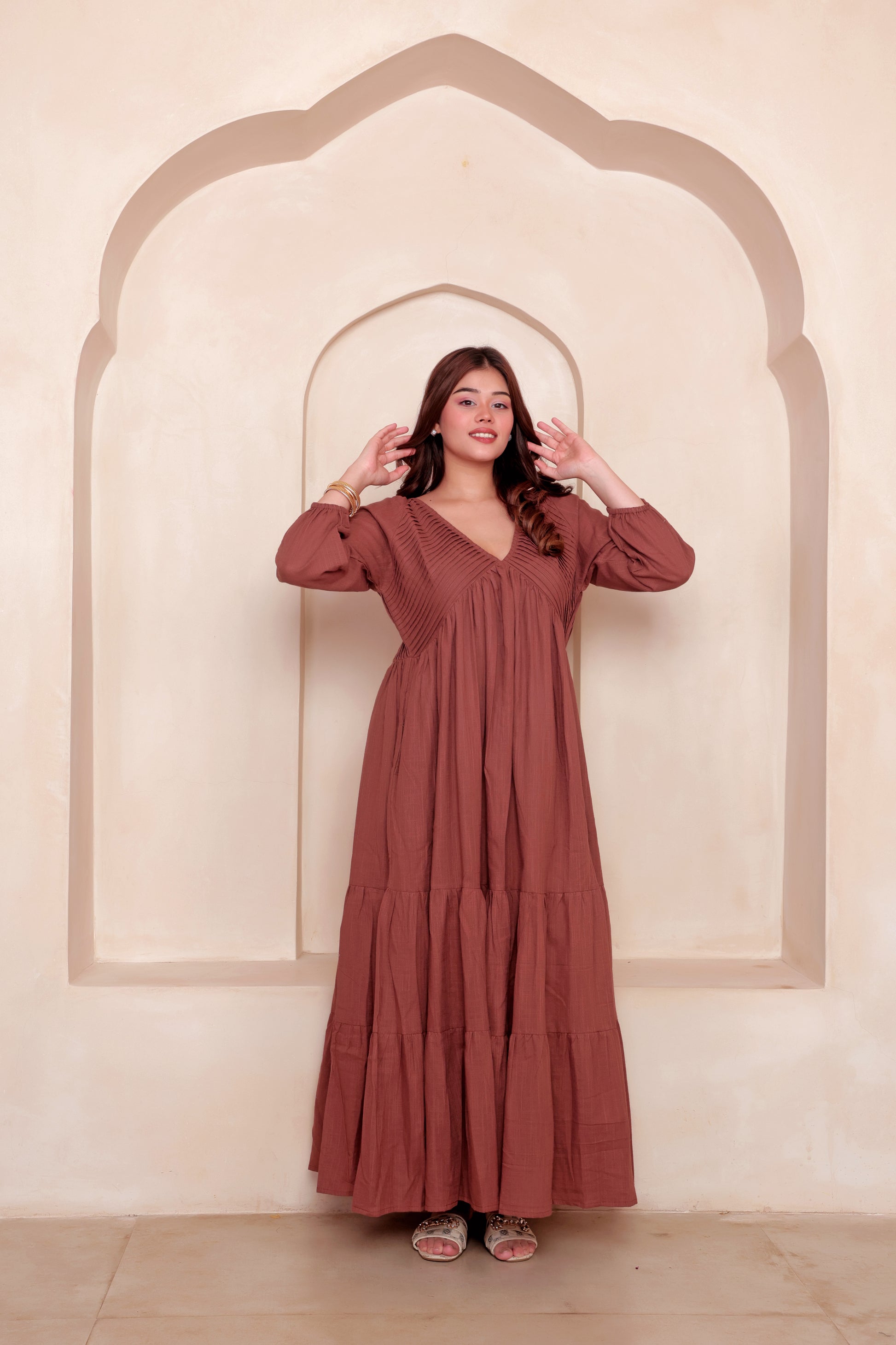 Solid Maxi Dress