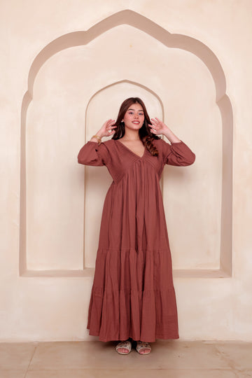 Solid Maxi Dress