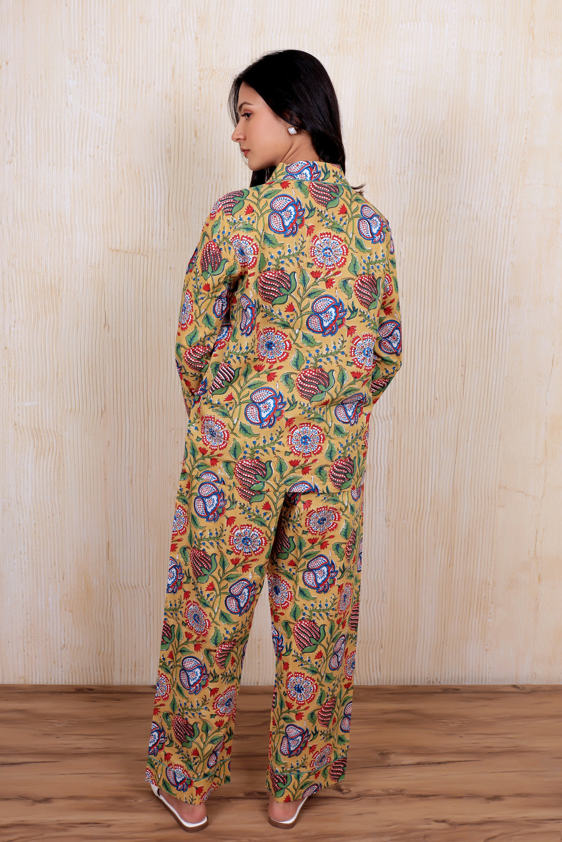 Yellow garden PJ set