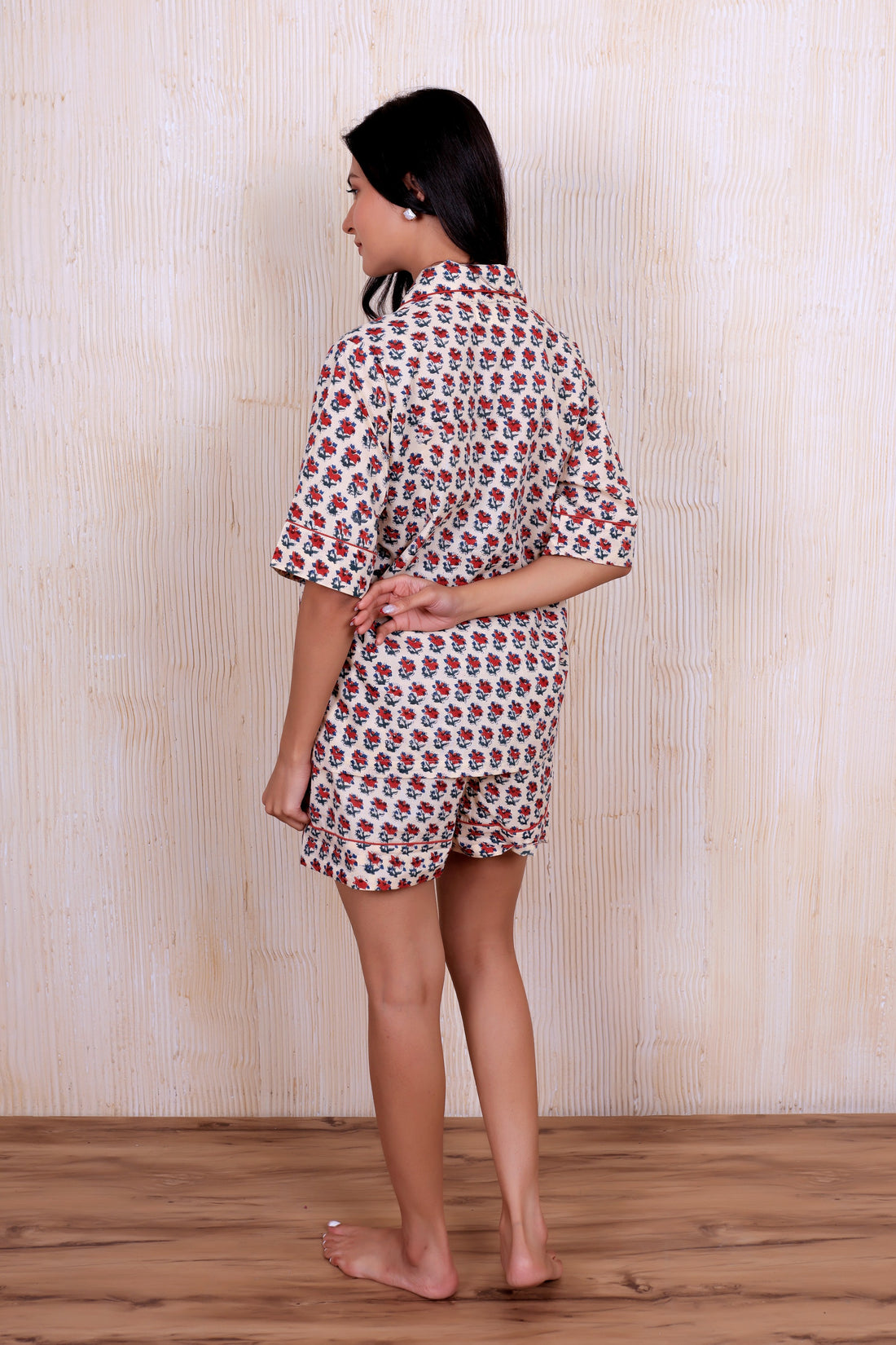 Short Floral Garden PJ Set