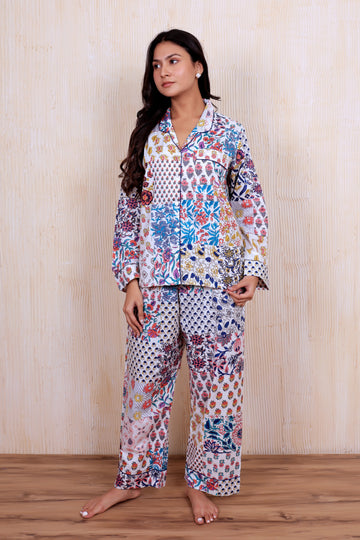 White Candy Style PJ Set