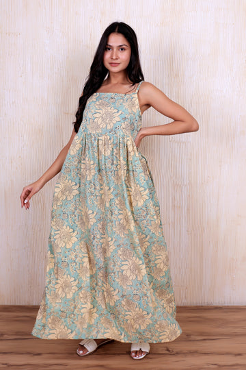 Floral Starp Maxi Bloom Dress