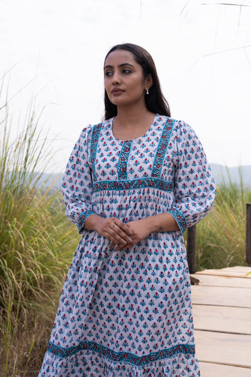 White Bohemian Dress