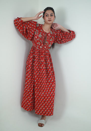 Red Meadow ladies cotton dress