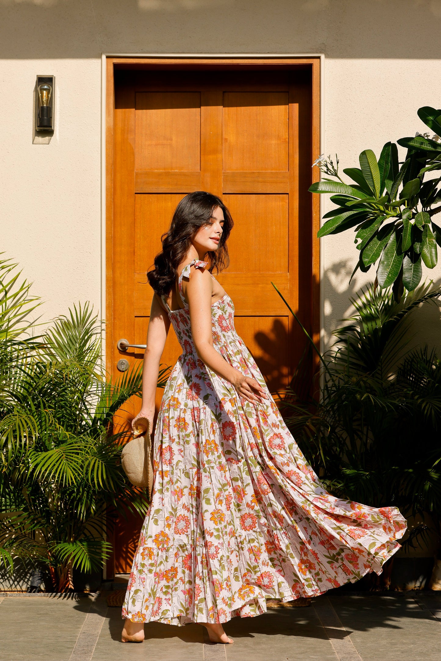 Vanya Dress Boho Botanical
