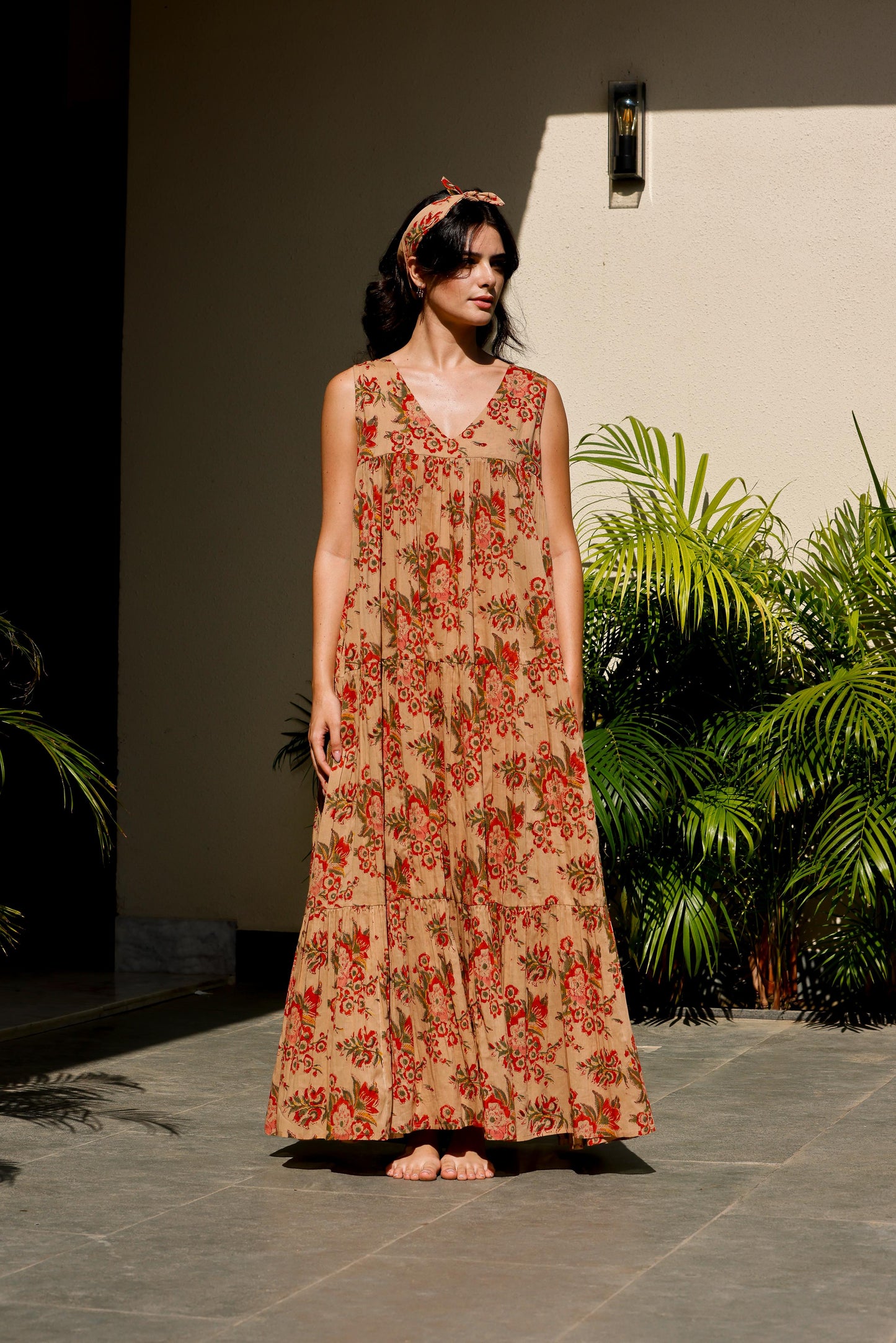Vora Dress Warm Sand