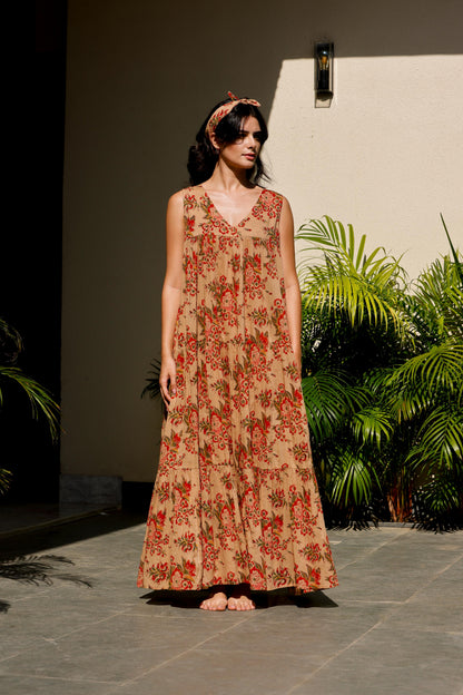 Vora Dress Warm Sand