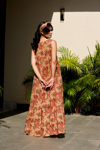 Vora Dress Warm Sand