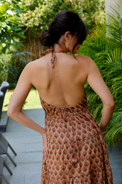 Marcella Dress Toasted Almond