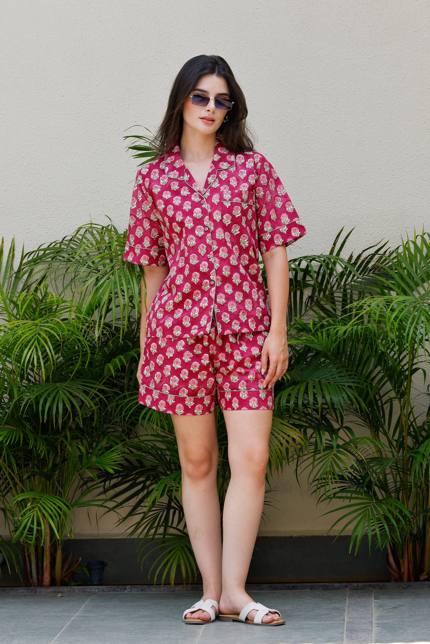 Tera Short PJ Set Alizarin Red