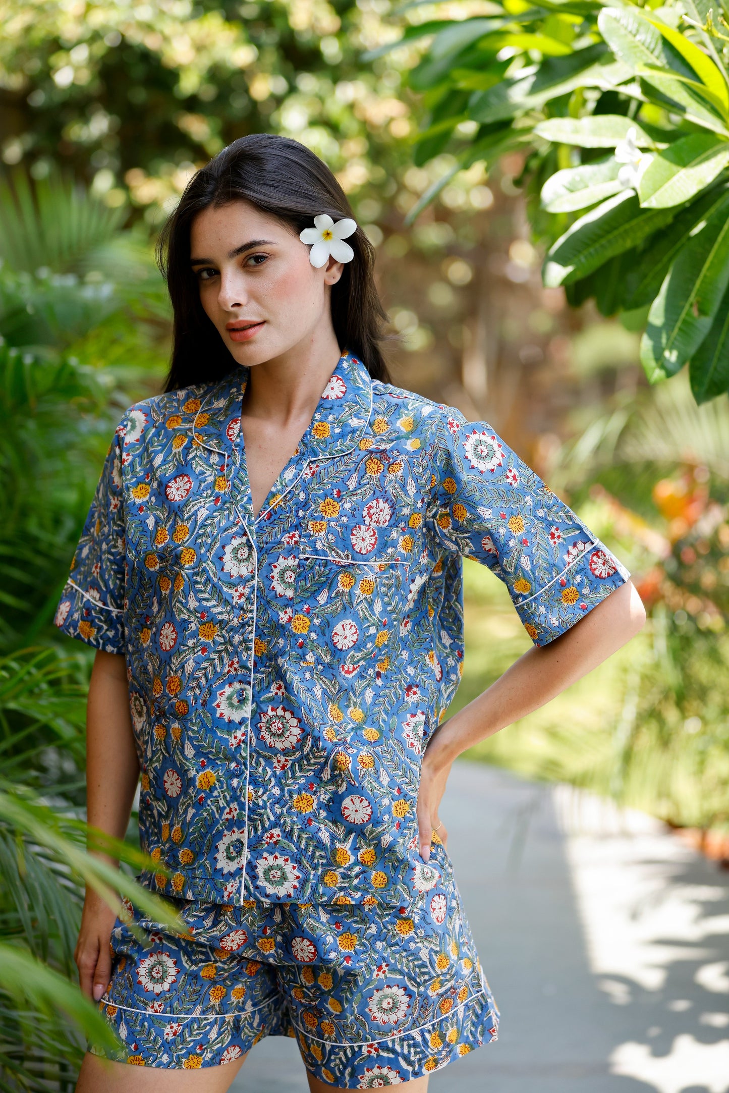 Tera Short PJ Set Monsoon Meadow