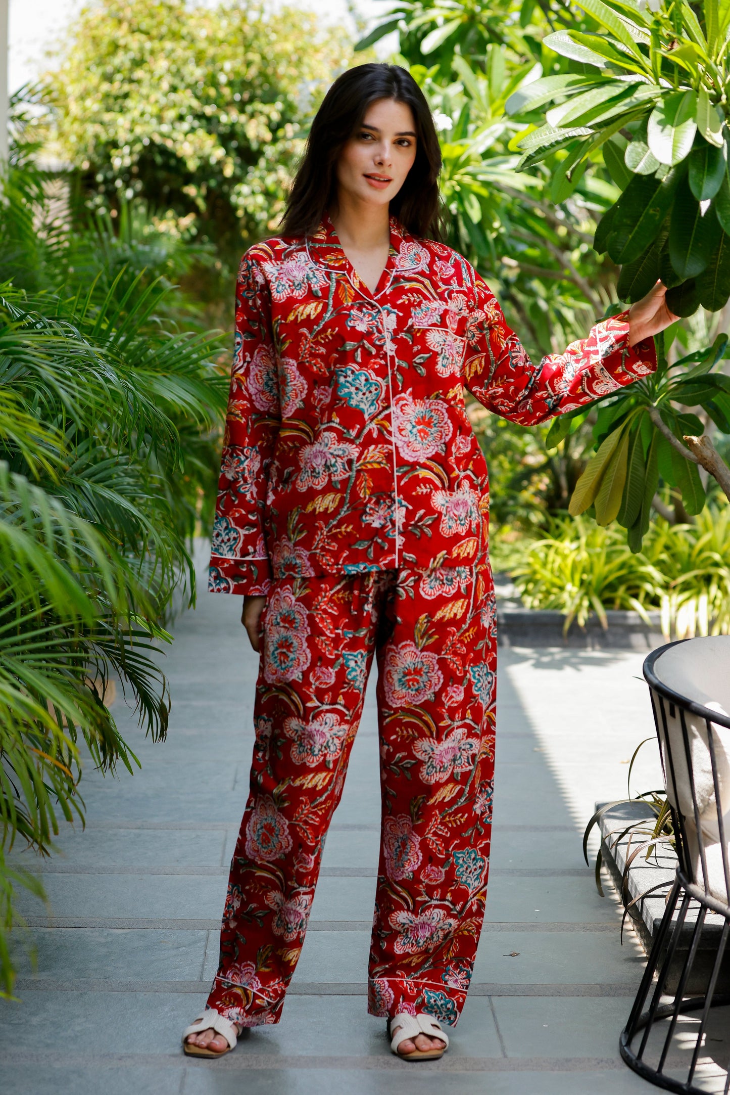 Luna PJ Set Iranian floral
