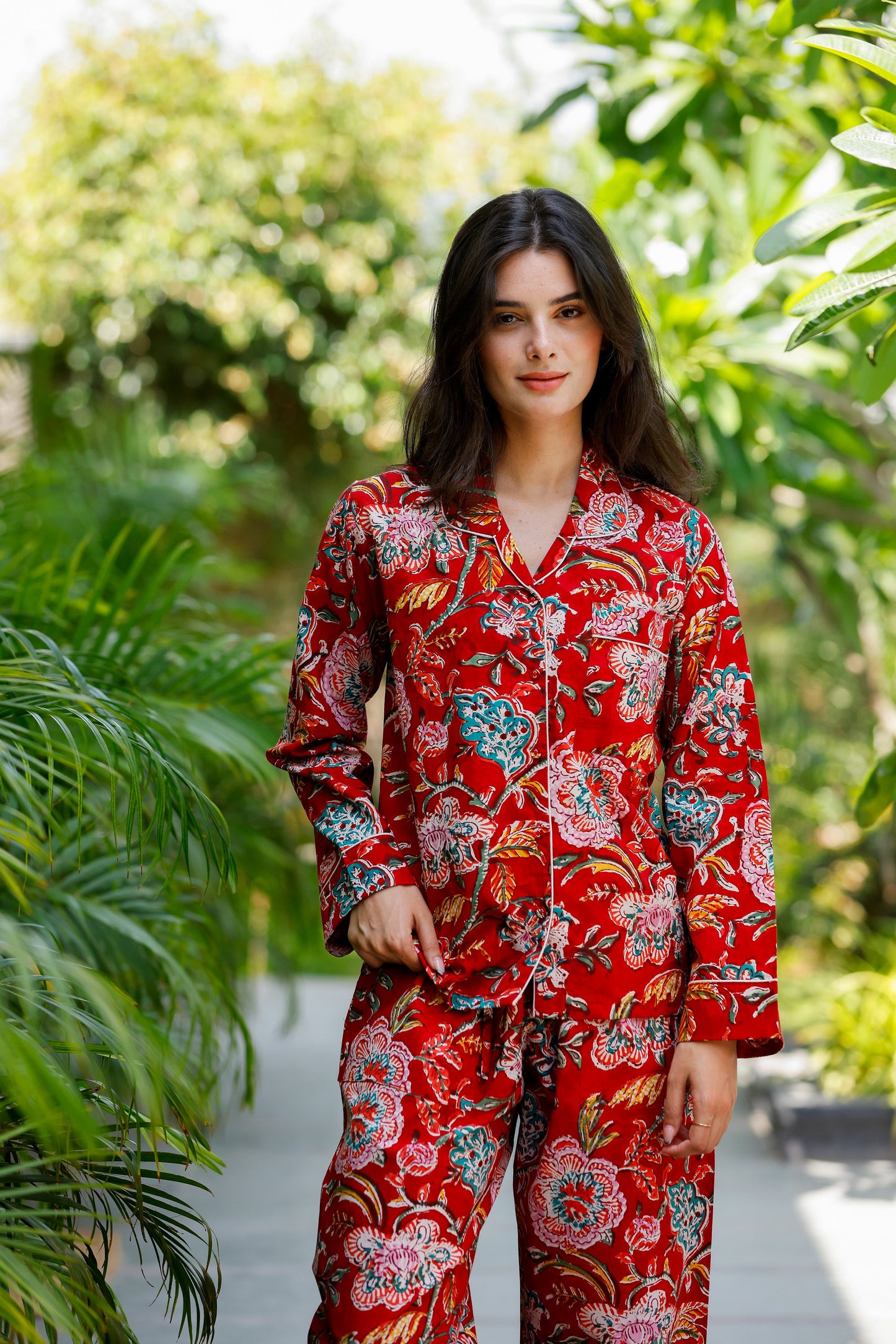 Luna PJ Set Iranian floral