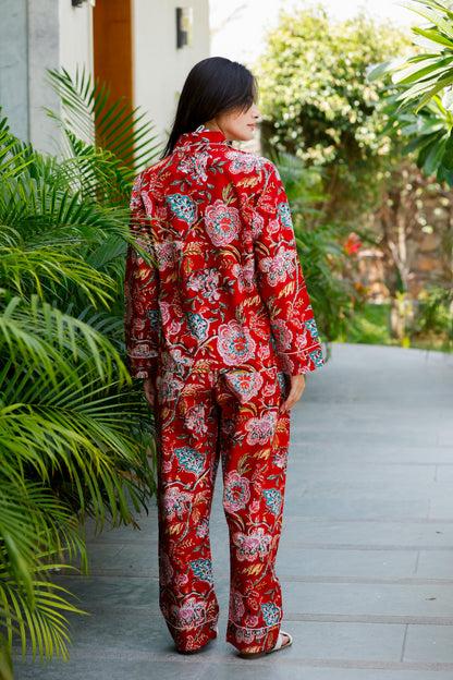 Luna PJ Set Iranian floral