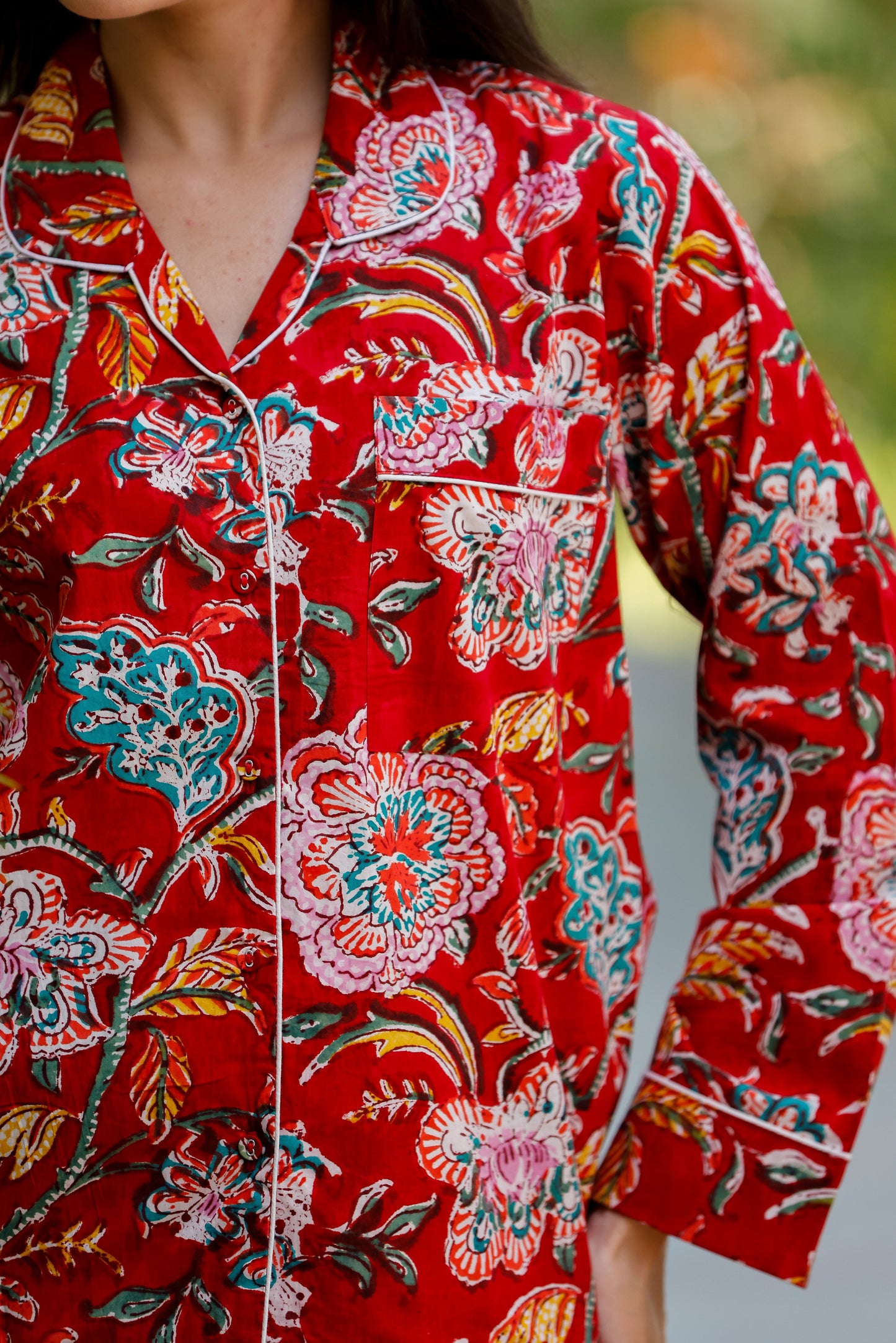 Luna PJ Set Iranian floral