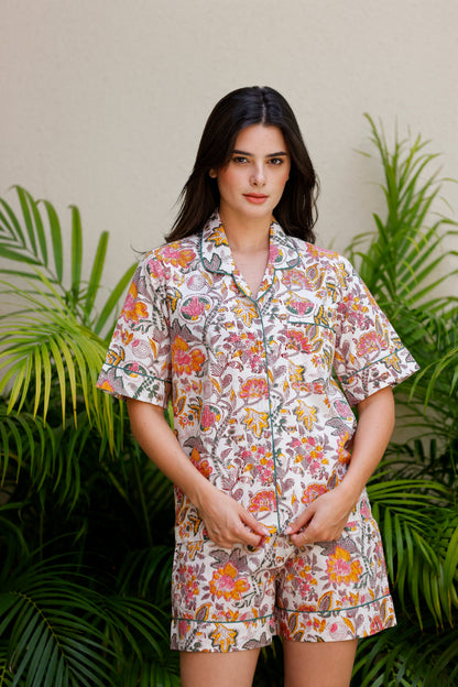 Tera Short PJ Set Vintage Madder