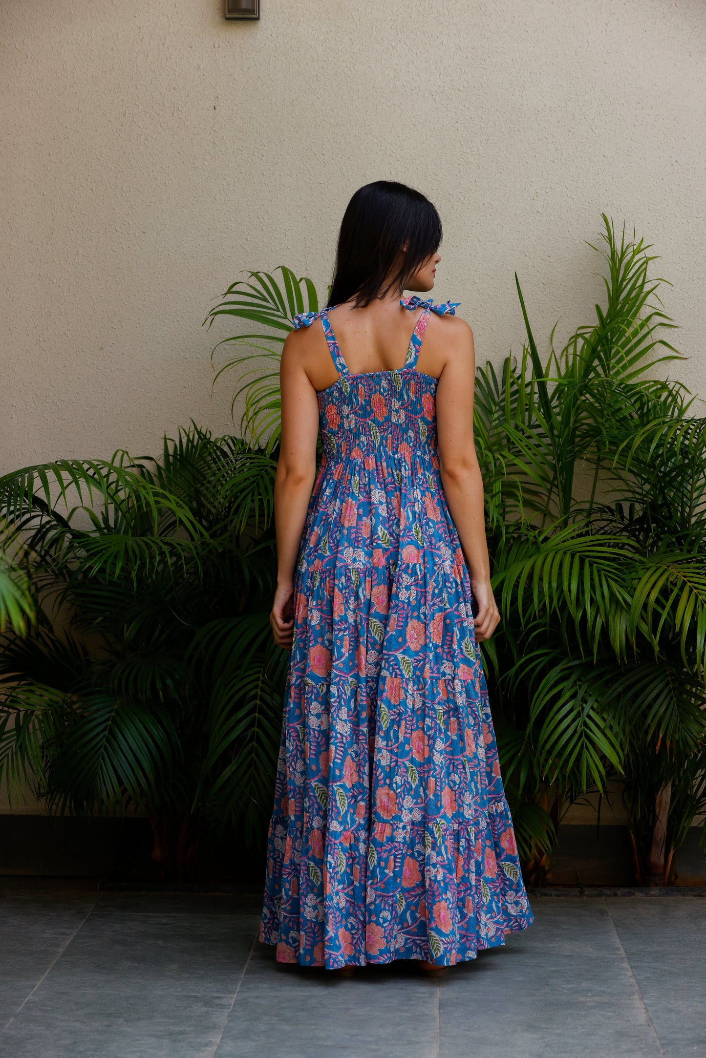 Vanya Dress Ocean Blush