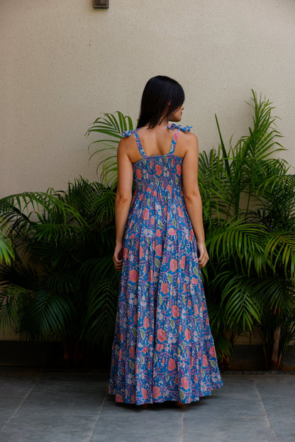 Vanya Dress Ocean Blush