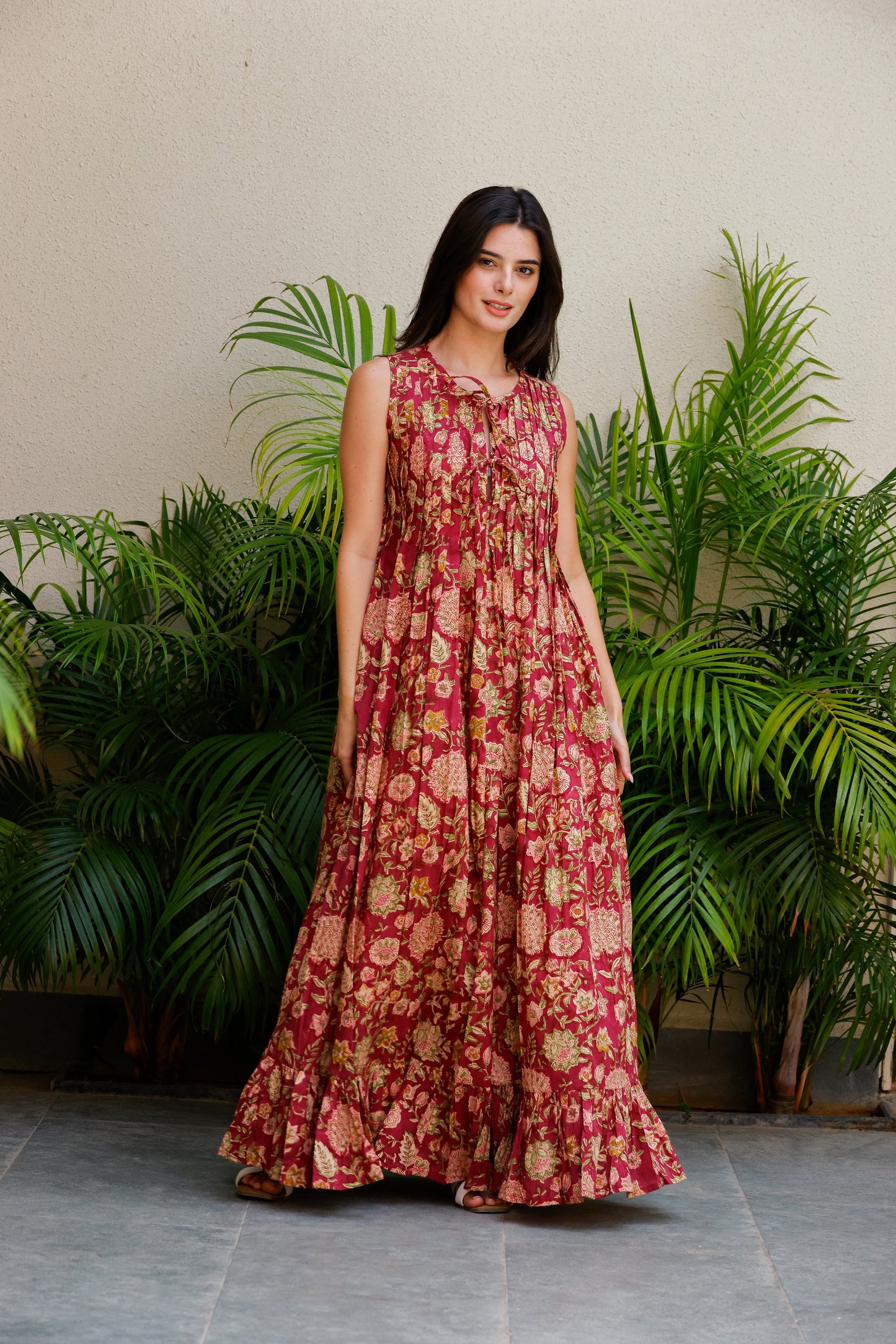 Amala Dress Deep Mulberry