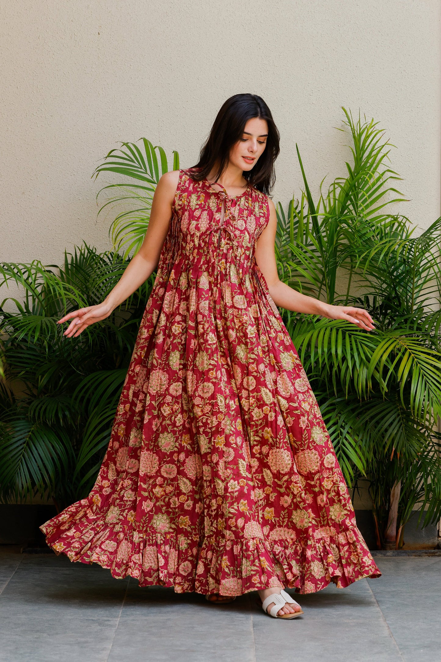 Amala Dress Deep Mulberry