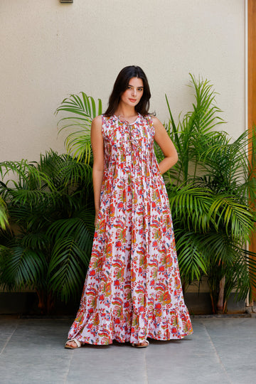 Amala Dress Autumnal Bloom