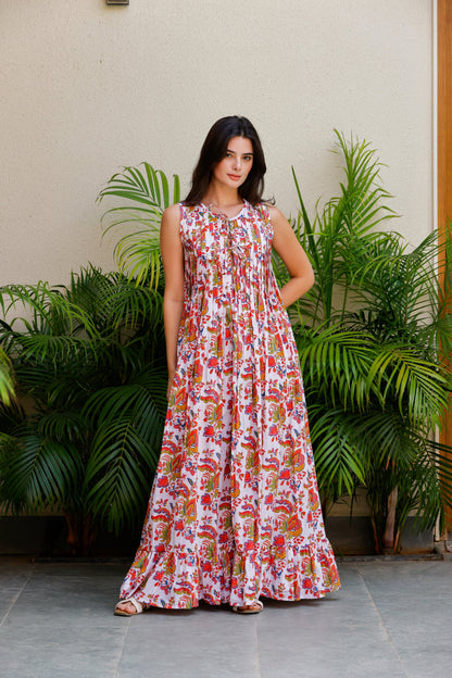 Amala Dress Autumnal Bloom
