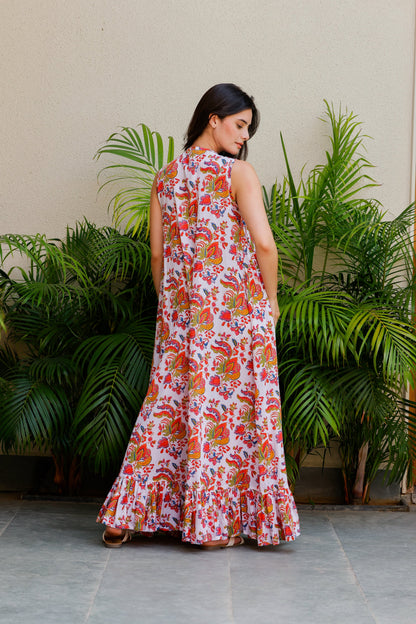 Amala Dress Autumnal Bloom