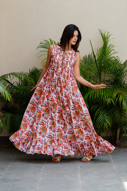 Amala Dress Autumnal Bloom