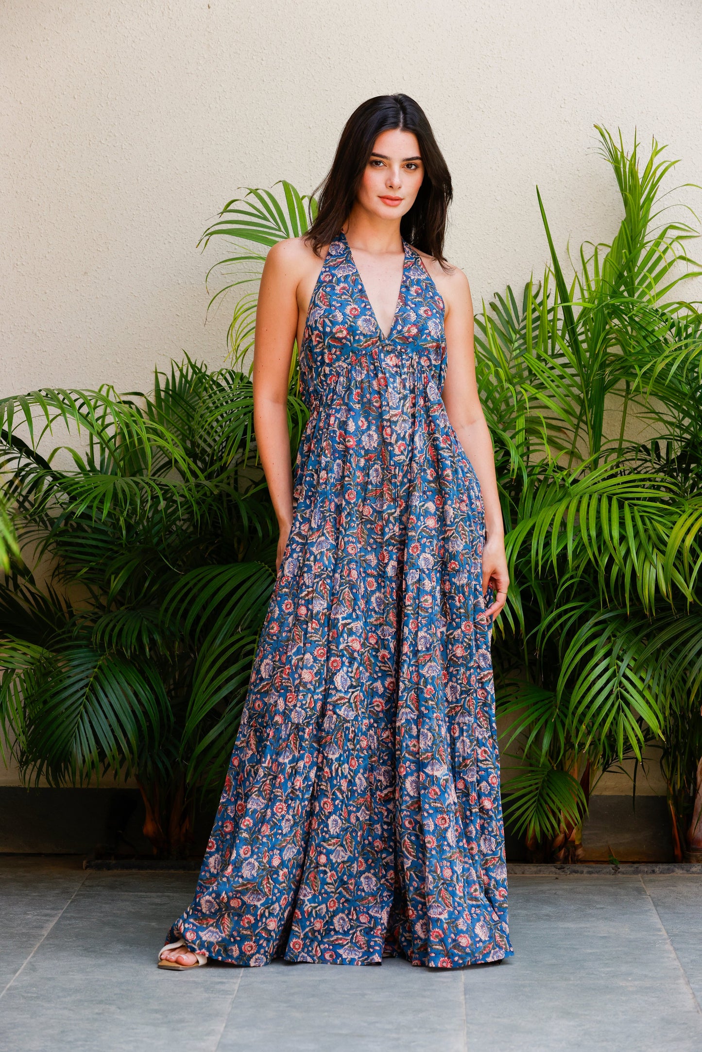 Marcella DressMidnight Meadow