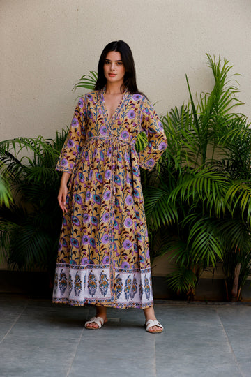 Adhara Dress Wild Poppy