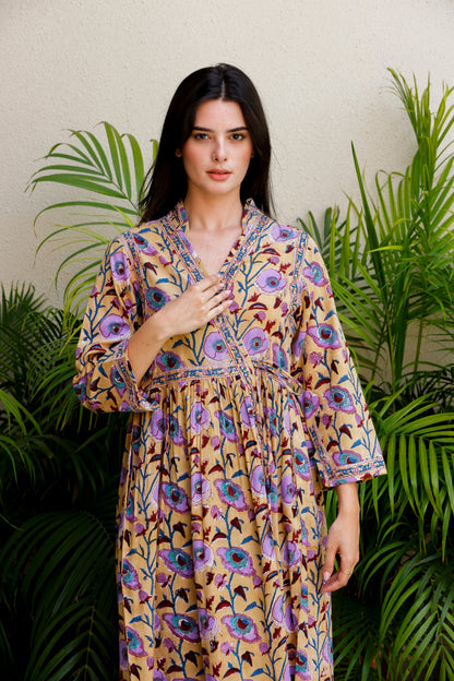 Adhara Dress Wild Poppy