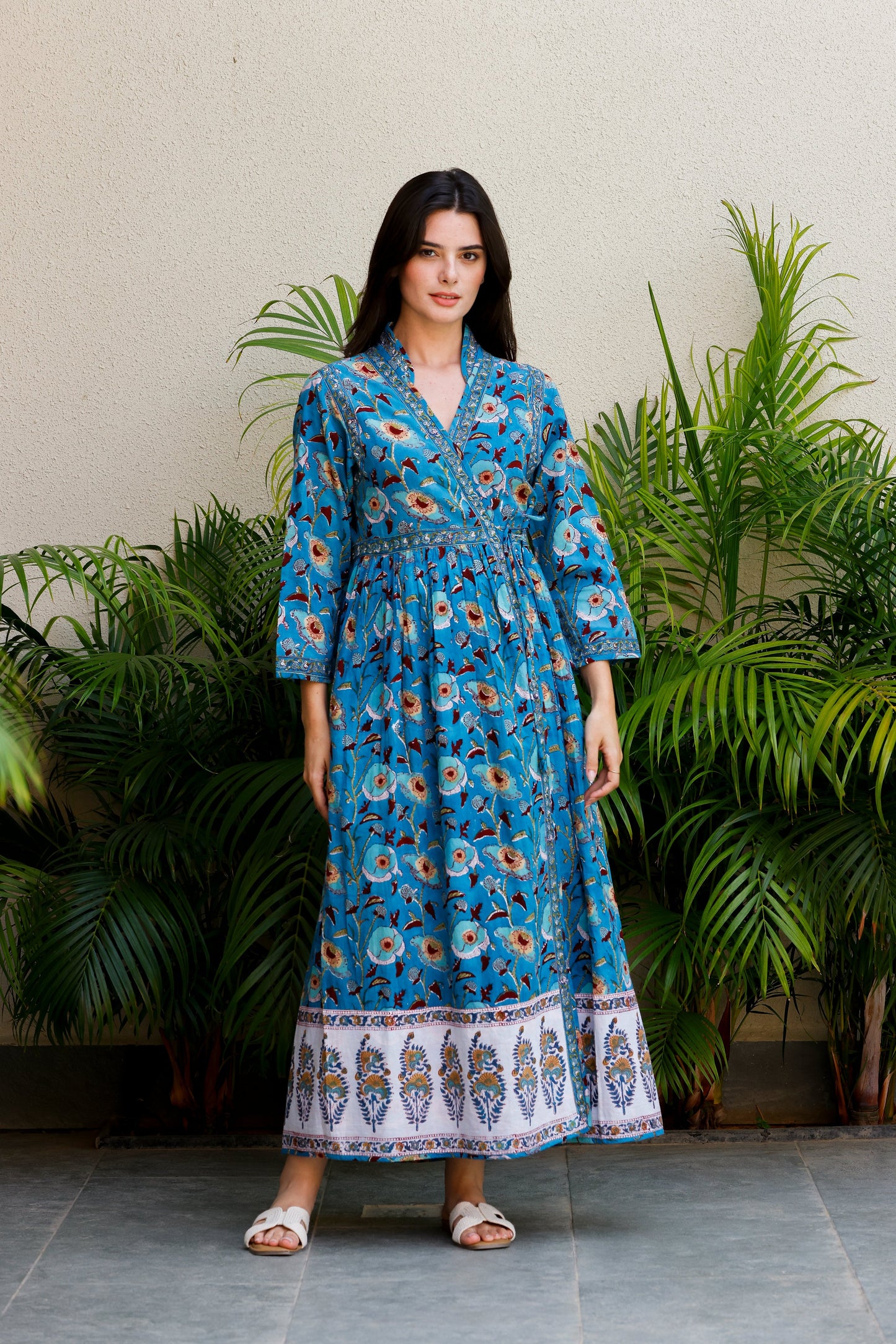 Adhara Dress Blue Lotus