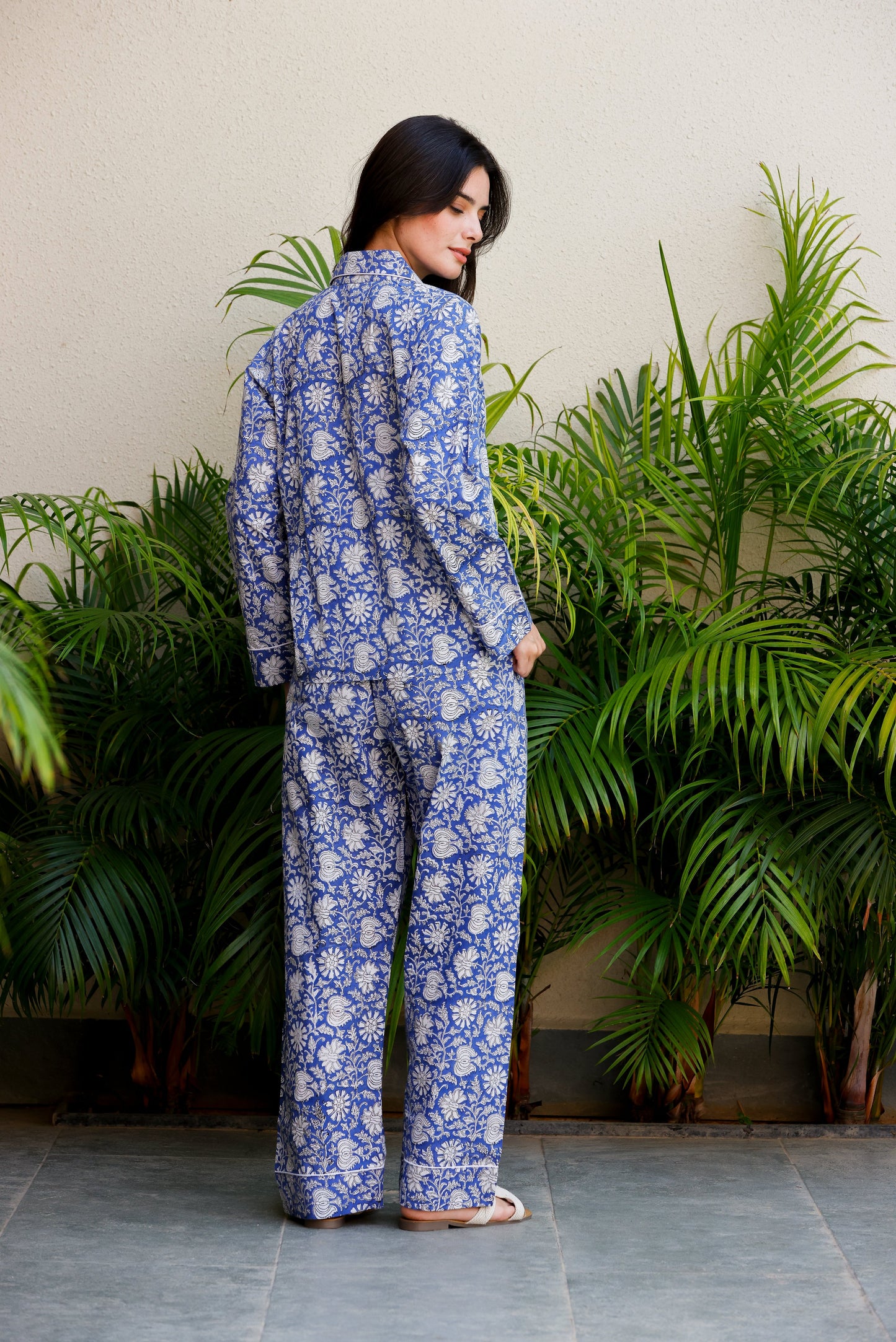 Luna PJ Set Blue Jasmine