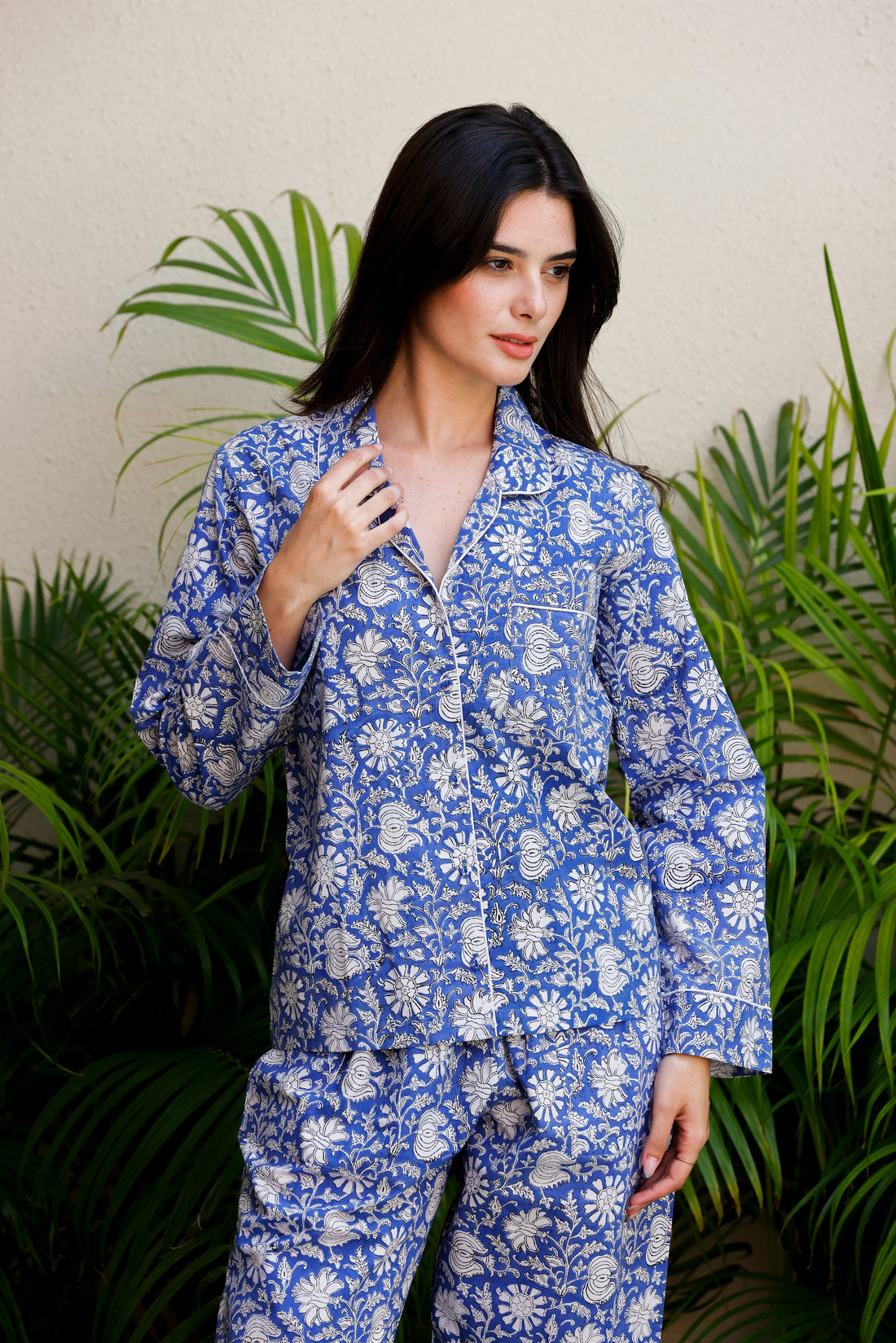 Luna PJ Set Blue Jasmine