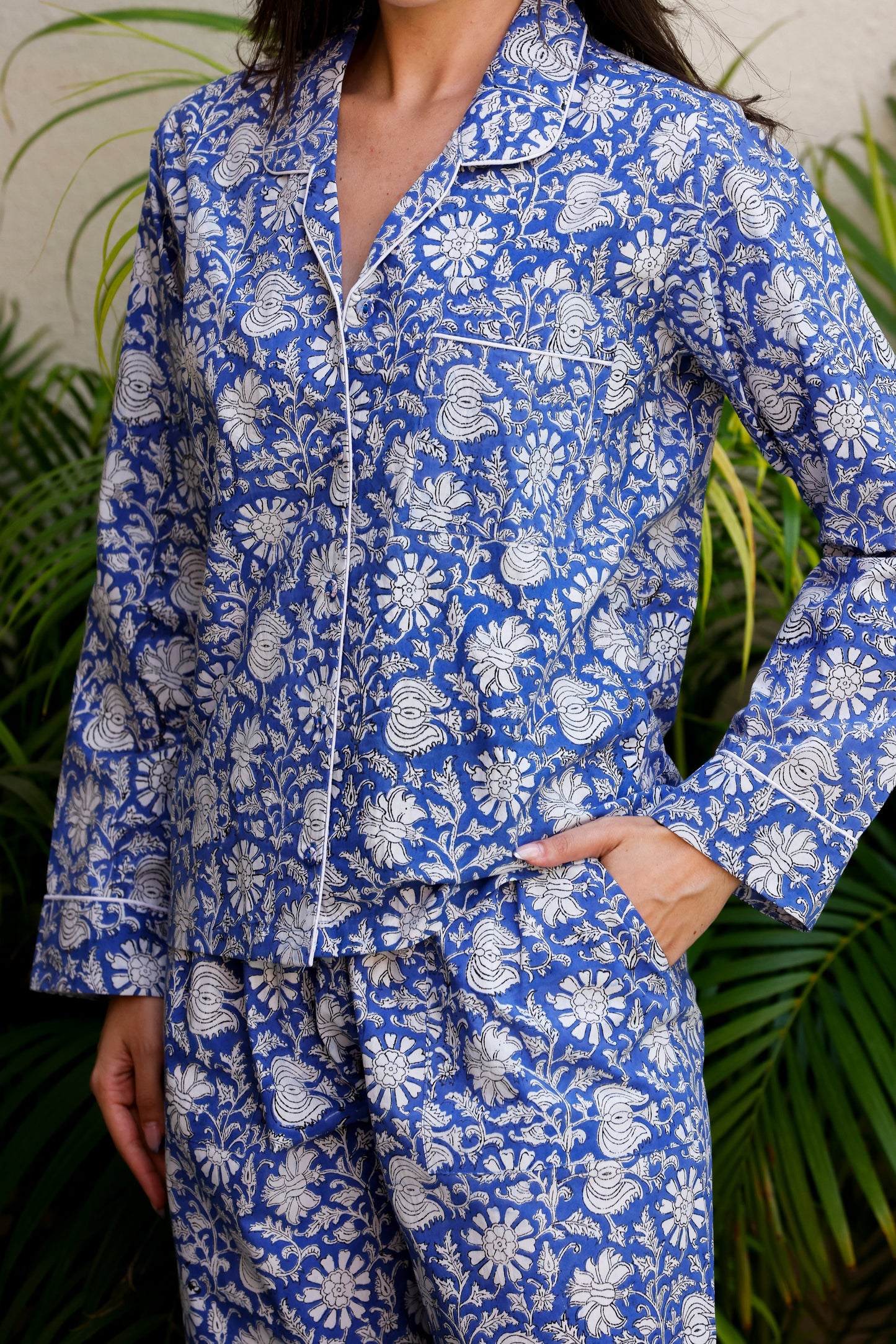 Luna PJ Set Blue Jasmine