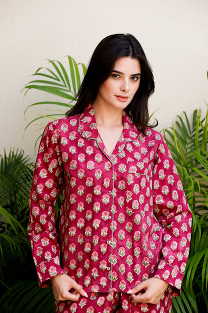 Luna PJ Set Alizarian Red