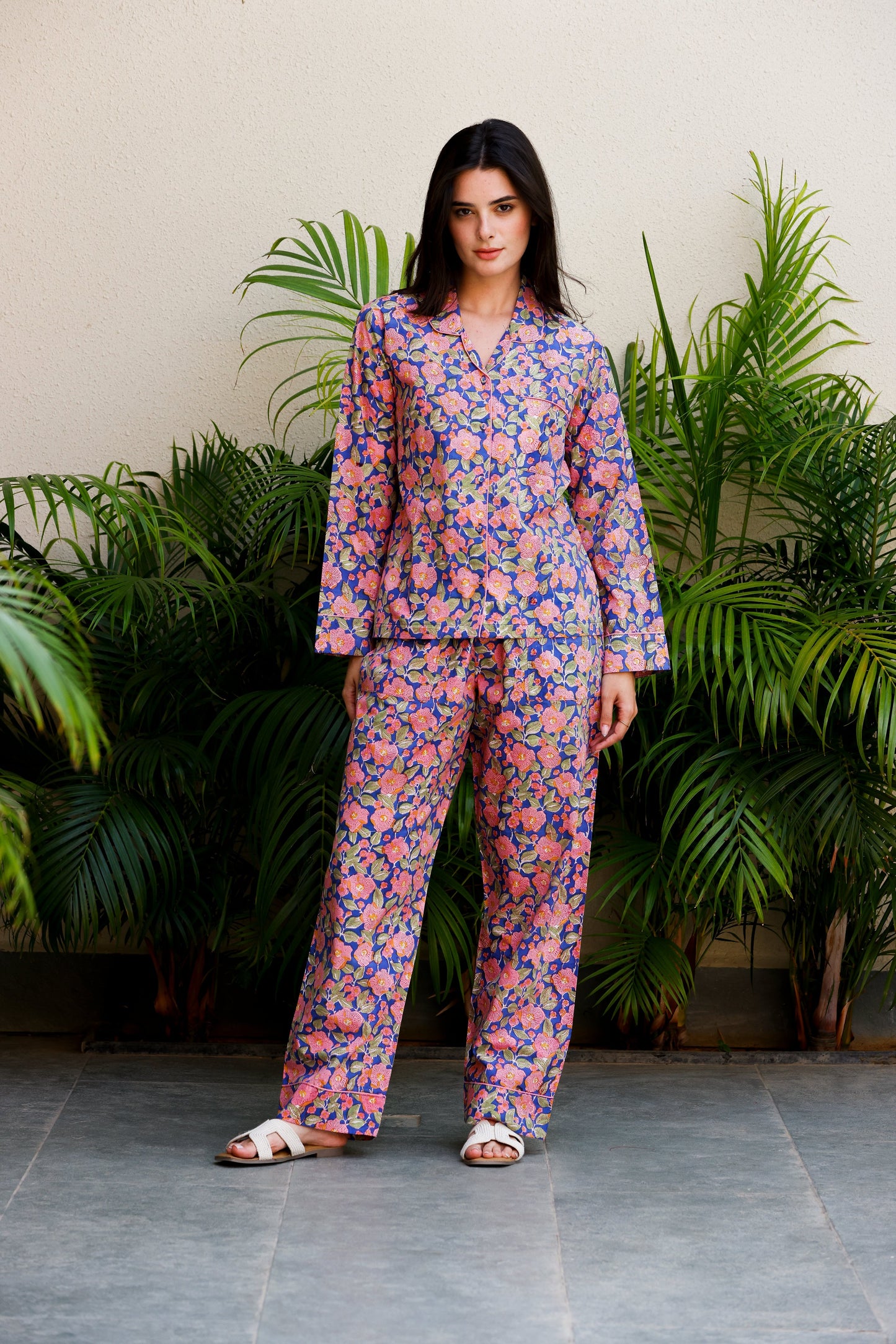 Luna PJ Set Spring Vine