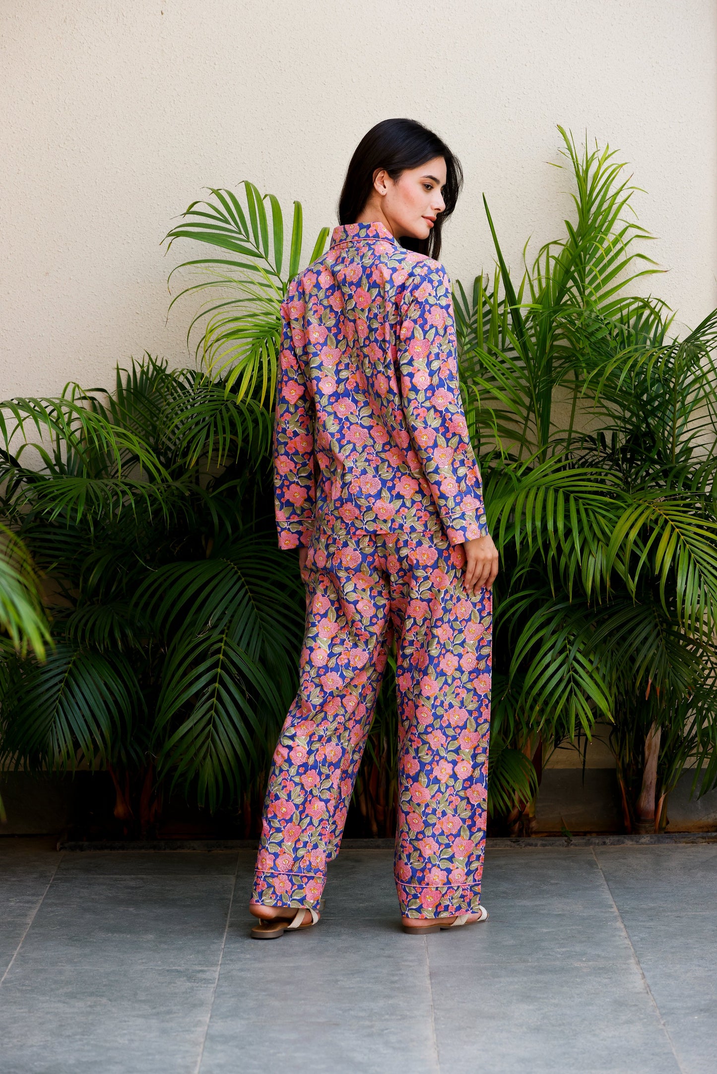 Luna PJ Set Spring Vine