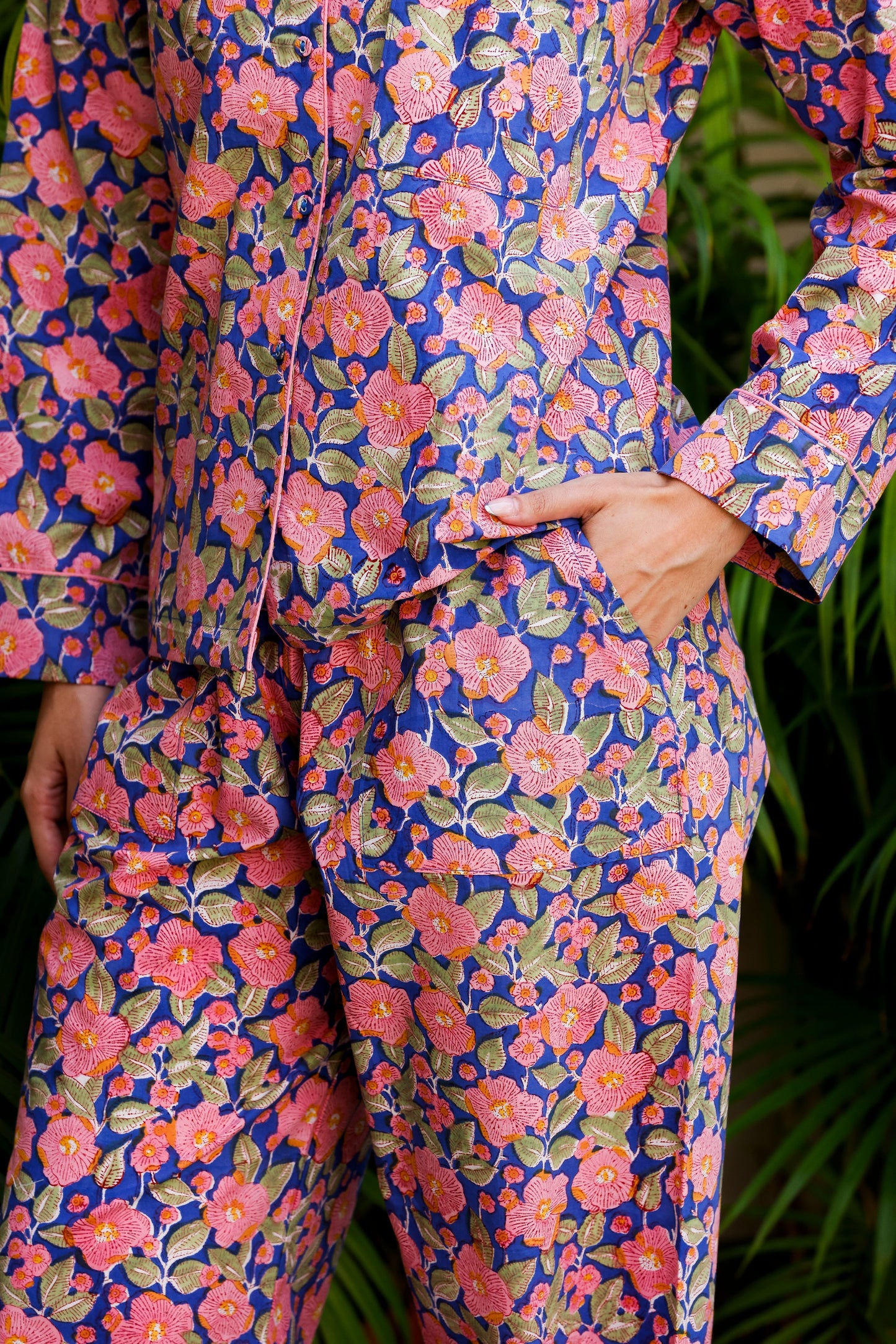 Luna PJ Set Spring Vine