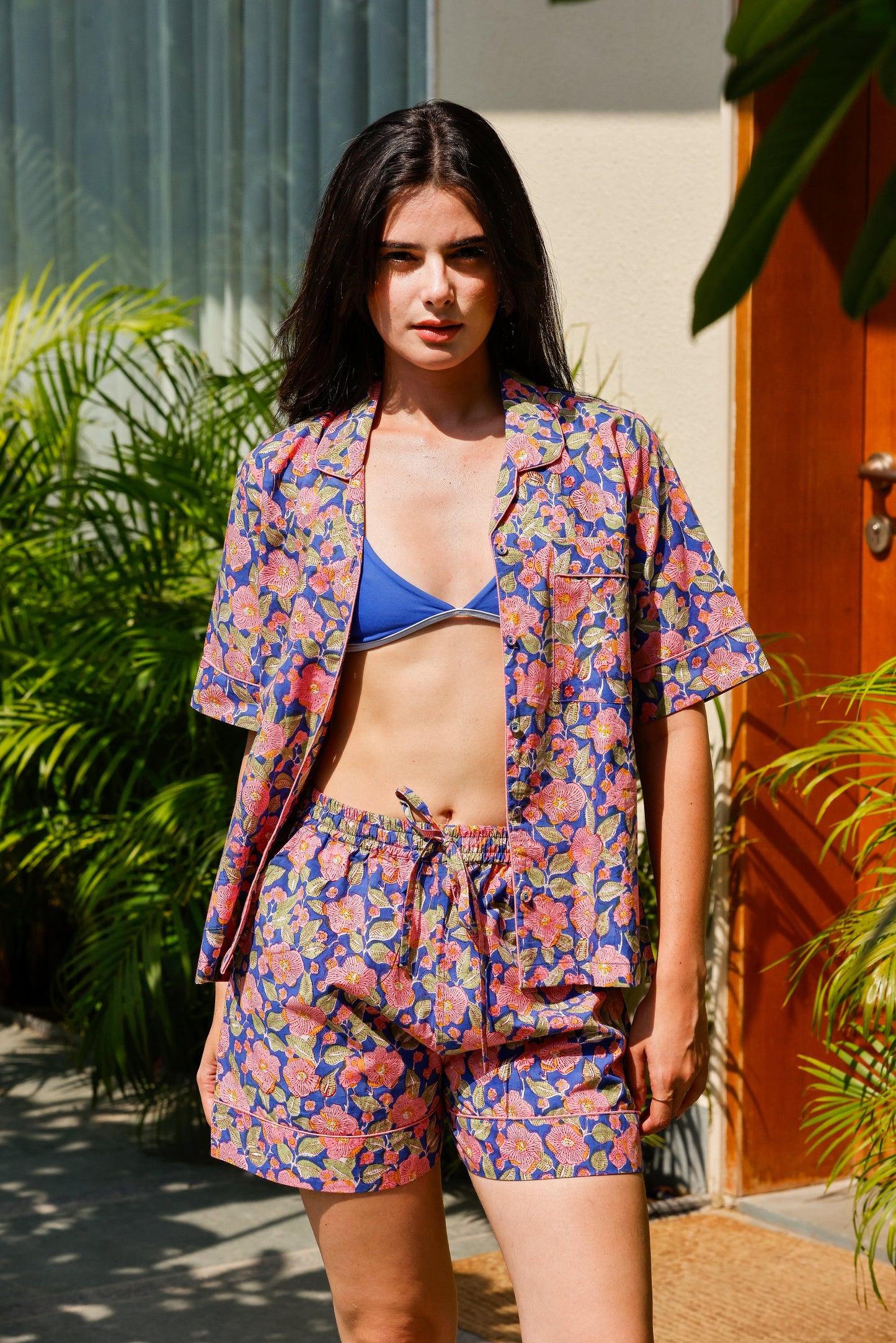 Tera Short PJ Set Spring Vine